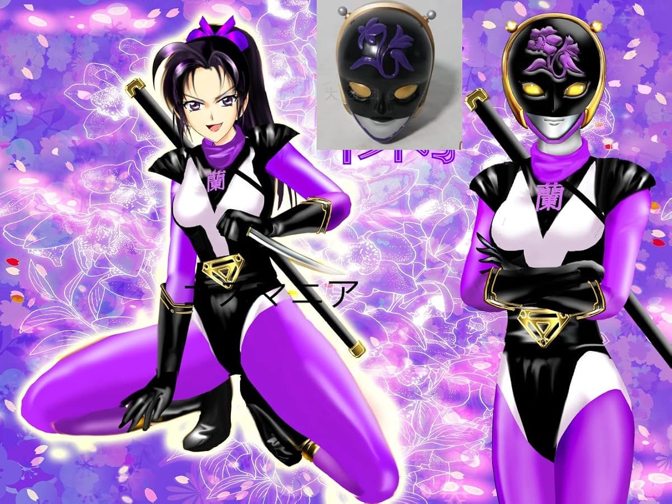 希少　忍者戦隊カクレンジャー 7　花のくノ一組 JAPAN3 — 花のくノ一組 忍者戦隊カクレンジャー